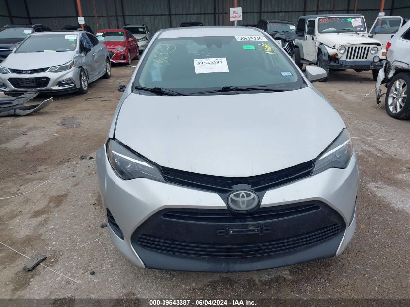 2018 Toyota Corolla Le VIN: 5YFBURHE5JP846486 Lot: 39543387