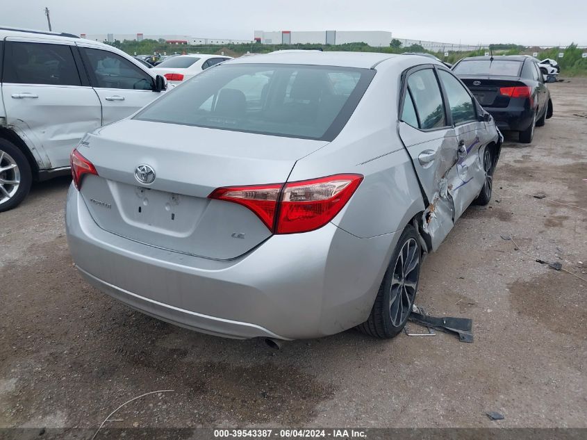 2018 Toyota Corolla Le VIN: 5YFBURHE5JP846486 Lot: 39543387