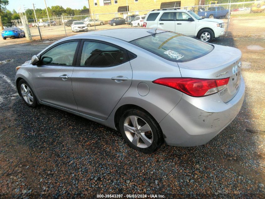 2013 Hyundai Elantra Gls VIN: 5NPDH4AE4DH280803 Lot: 39543397