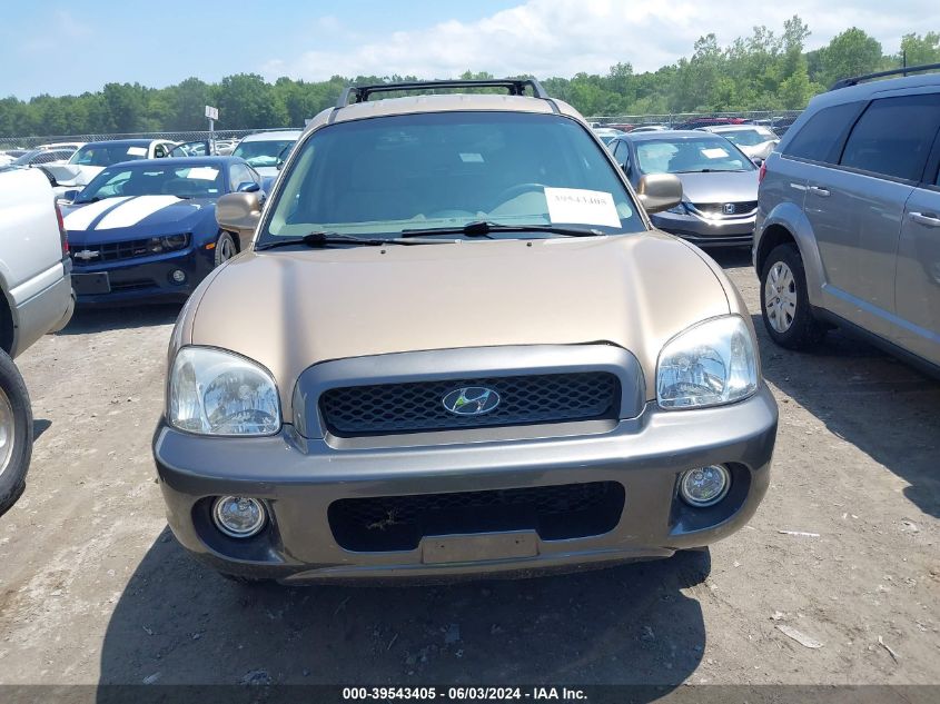 2004 Hyundai Santa Fe Gls VIN: KM8SC73D84U758279 Lot: 39543405
