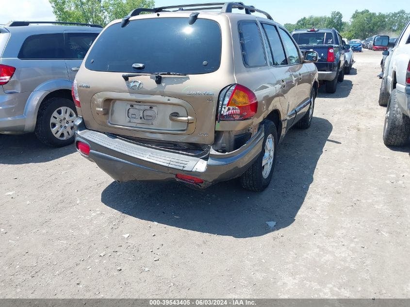 2004 Hyundai Santa Fe Gls VIN: KM8SC73D84U758279 Lot: 39543405