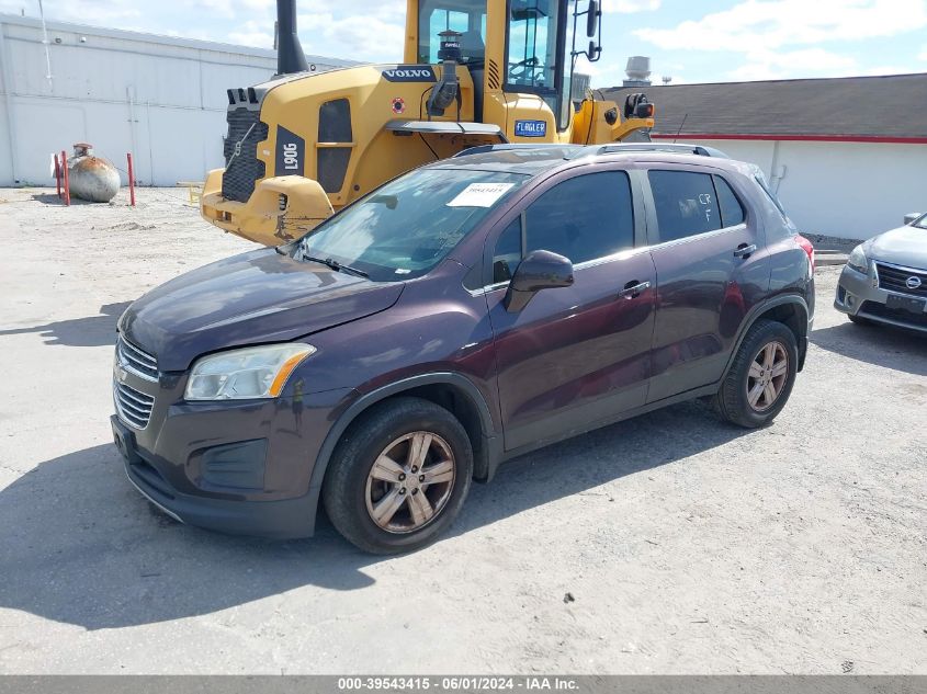 2016 Chevrolet Trax Lt VIN: 3GNCJPSBXGL220316 Lot: 39543415