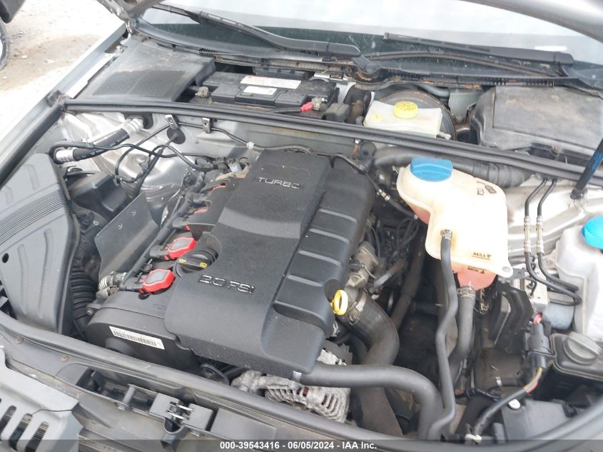 2007 Audi A4 2.0T VIN: WAUDF78E47A134519 Lot: 39543416