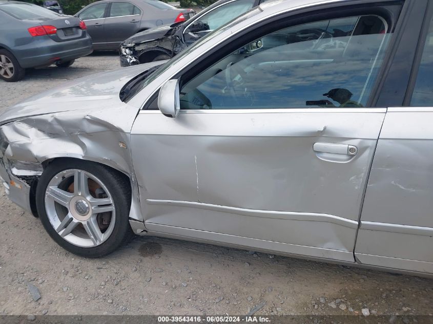 2007 Audi A4 2.0T VIN: WAUDF78E47A134519 Lot: 39543416