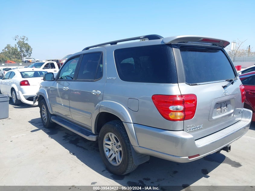 2003 Toyota Sequoia Limited V8 VIN: 5TDZT38A53S145727 Lot: 39543422