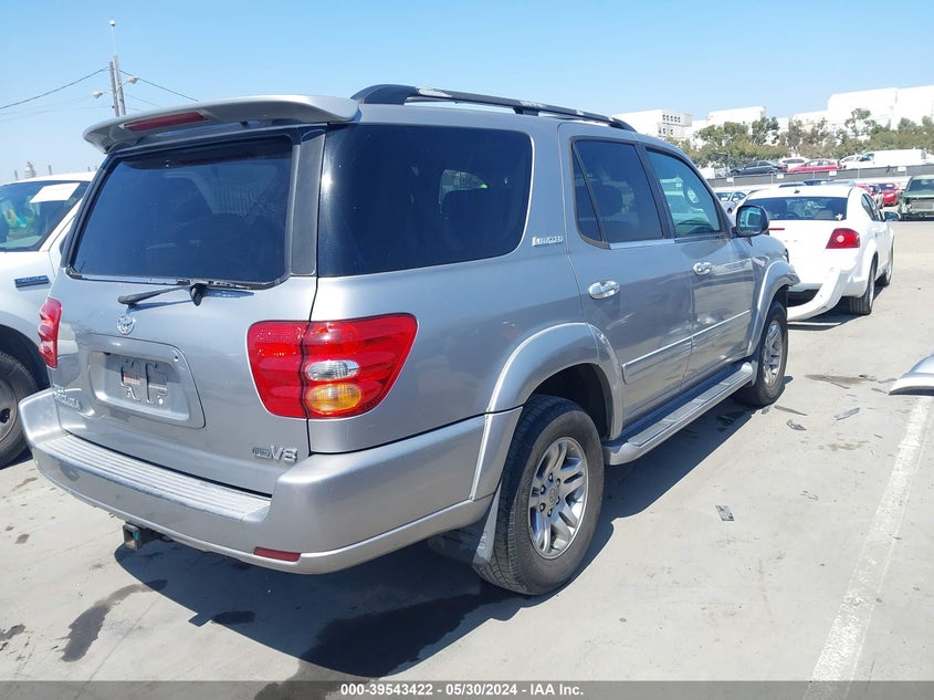 2003 Toyota Sequoia Limited V8 VIN: 5TDZT38A53S145727 Lot: 39543422