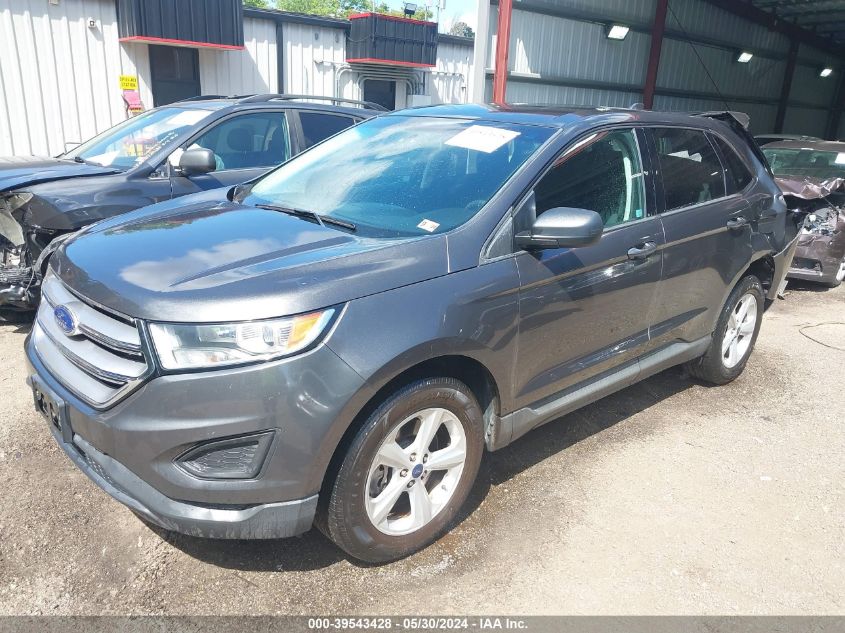 2015 Ford Edge Se VIN: 2FMTK4G92FBC01405 Lot: 39543428