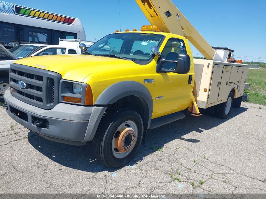 2005 Ford F550 Super Duty VIN: 1FDAF56P25EB37760 Lot: 39543448