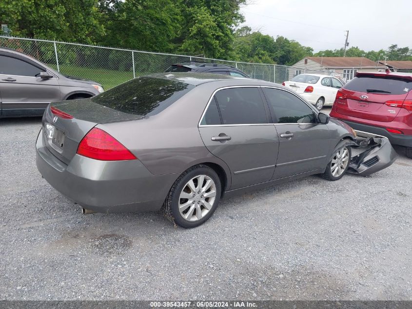 2006 Honda Accord 3.0 Ex VIN: 1HGCM66546A021526 Lot: 39543457