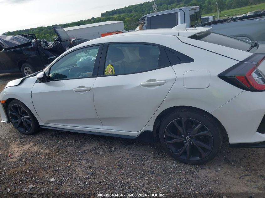 2018 Honda Civic Sport VIN: SHHFK7H48JU212487 Lot: 39543464