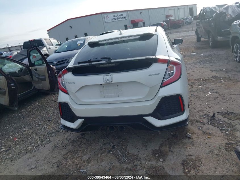 2018 Honda Civic Sport VIN: SHHFK7H48JU212487 Lot: 39543464