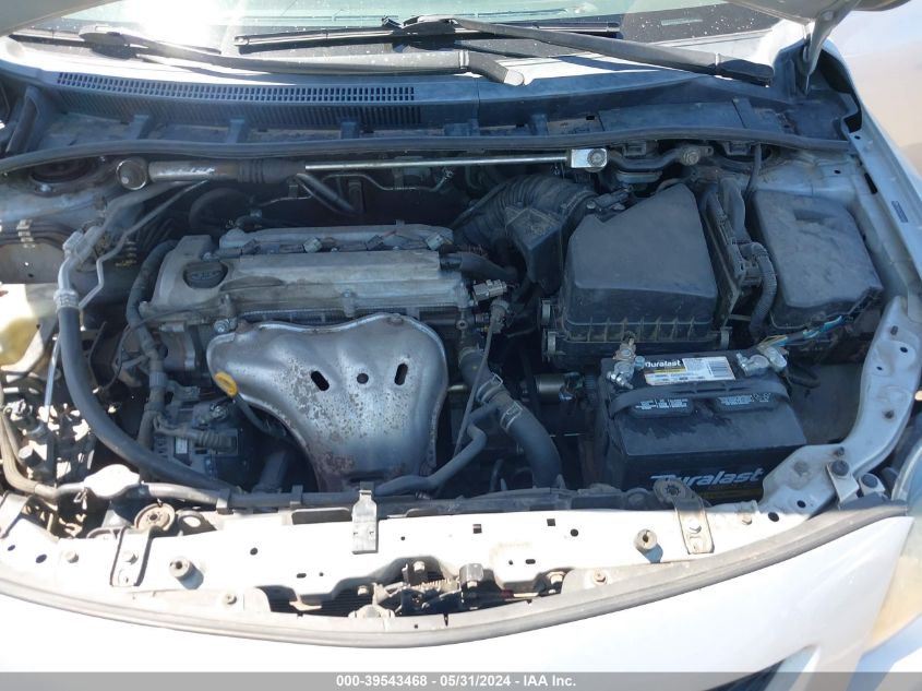 2010 Toyota Corolla Xrs VIN: 2T1BE4EE5AC038546 Lot: 39543468