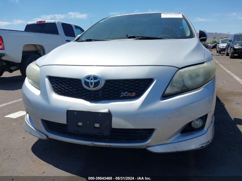 2010 Toyota Corolla Xrs VIN: 2T1BE4EE5AC038546 Lot: 39543468
