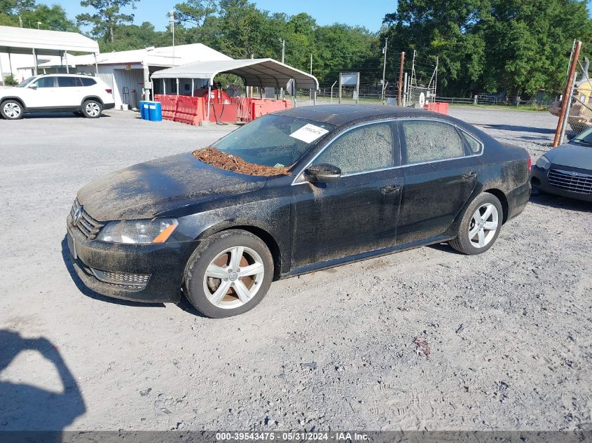 2013 Volkswagen Passat 2.0L Tdi Se VIN: 1VWBN7A3XDC088147 Lot: 39543475