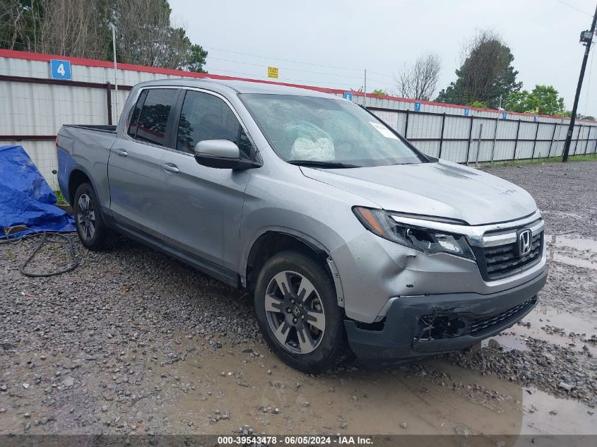 2017 Honda Ridgeline Rtl VIN: 5FPYK2F56HB009544 Lot: 39543478