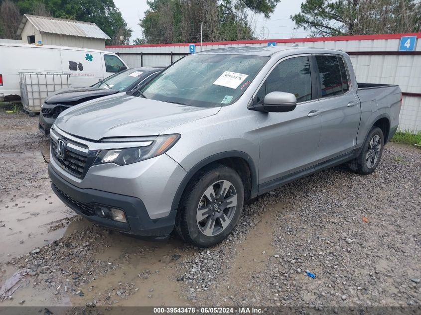 2017 Honda Ridgeline Rtl VIN: 5FPYK2F56HB009544 Lot: 39543478