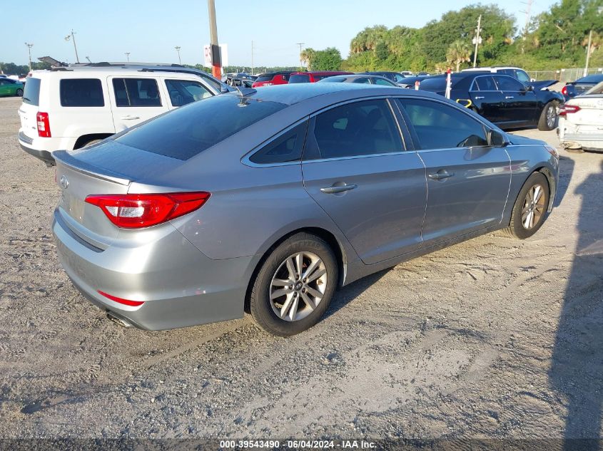 2015 Hyundai Sonata Se VIN: 5NPE24AF2FH128035 Lot: 39543490