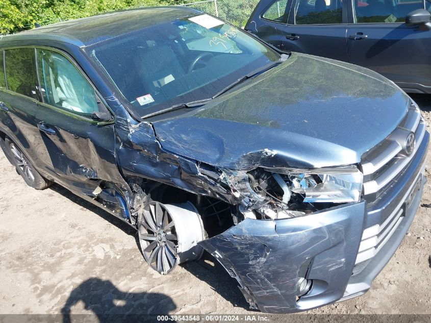 2017 Toyota Highlander Xle VIN: 5TDJZRFH7HS454881 Lot: 39543548