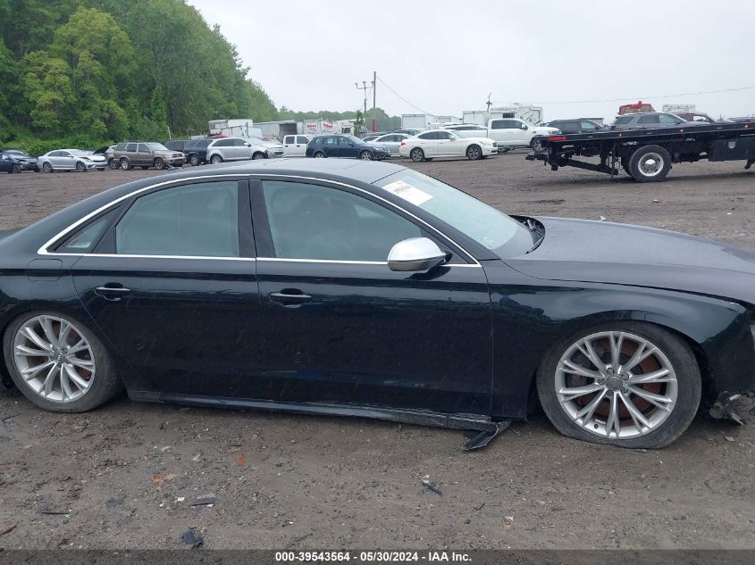 2013 Audi S8 4.0T VIN: WAUD2AFD2DN030635 Lot: 39543564