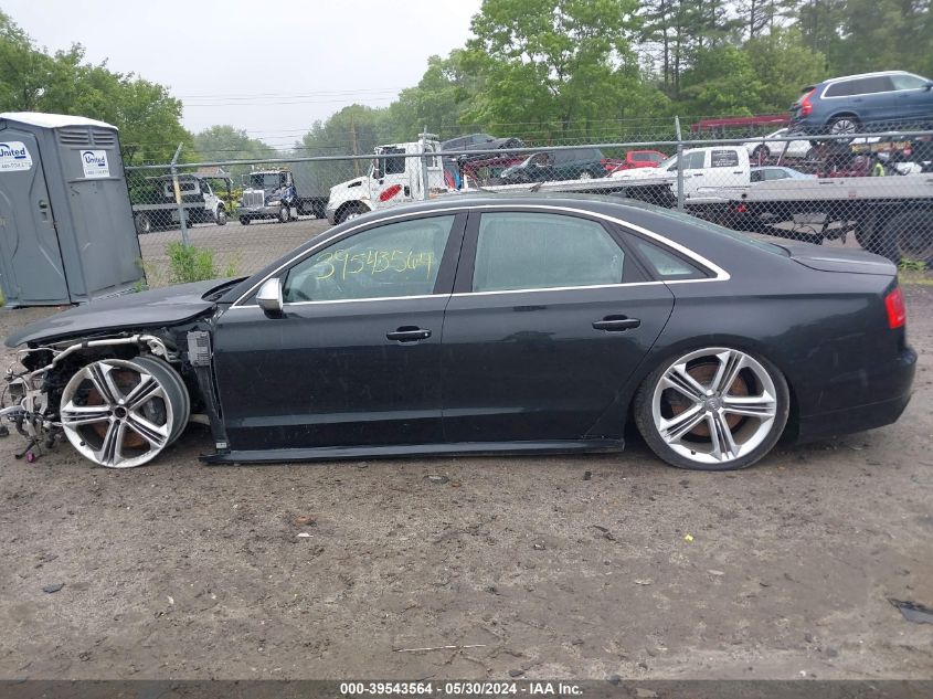 2013 Audi S8 4.0T VIN: WAUD2AFD2DN030635 Lot: 39543564