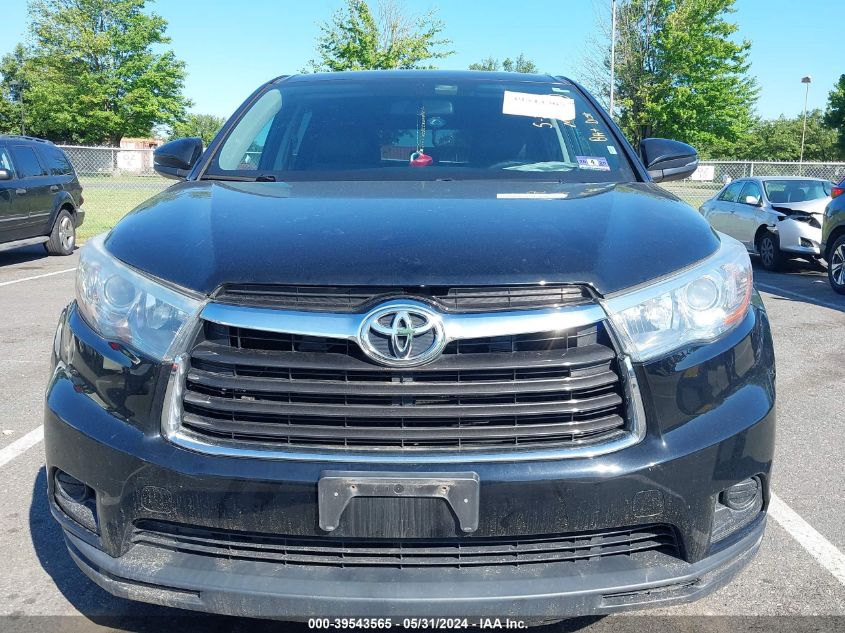 2015 Toyota Highlander Le V6 VIN: 5TDBKRFH0FS140690 Lot: 39543565