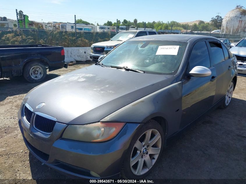 2007 BMW 328I I Sulev VIN: WBAVC53527FZ81597 Lot: 39543571