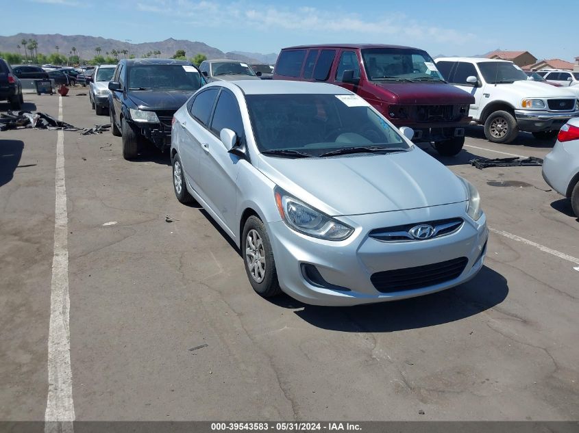 2014 Hyundai Accent Gls VIN: KMHCT4AE2EU653656 Lot: 39543583