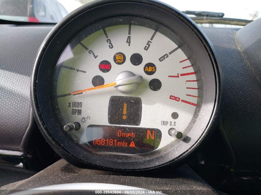 2012 Mini Cooper S Countryman VIN: WMWZC3C59CWL84060 Lot: 39543604