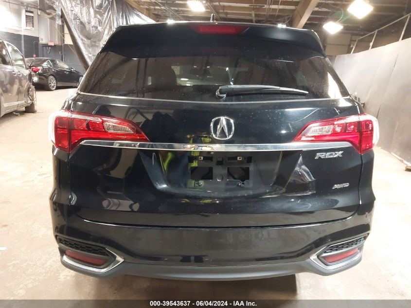 2018 Acura Rdx Acurawatch Plus Package VIN: 5J8TB4H31JL006016 Lot: 39543637