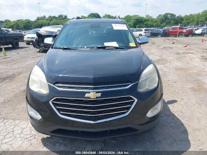 2016 Chevrolet Equinox Ltz VIN: 2GNFLGE35G6161238 Lot: 39543646