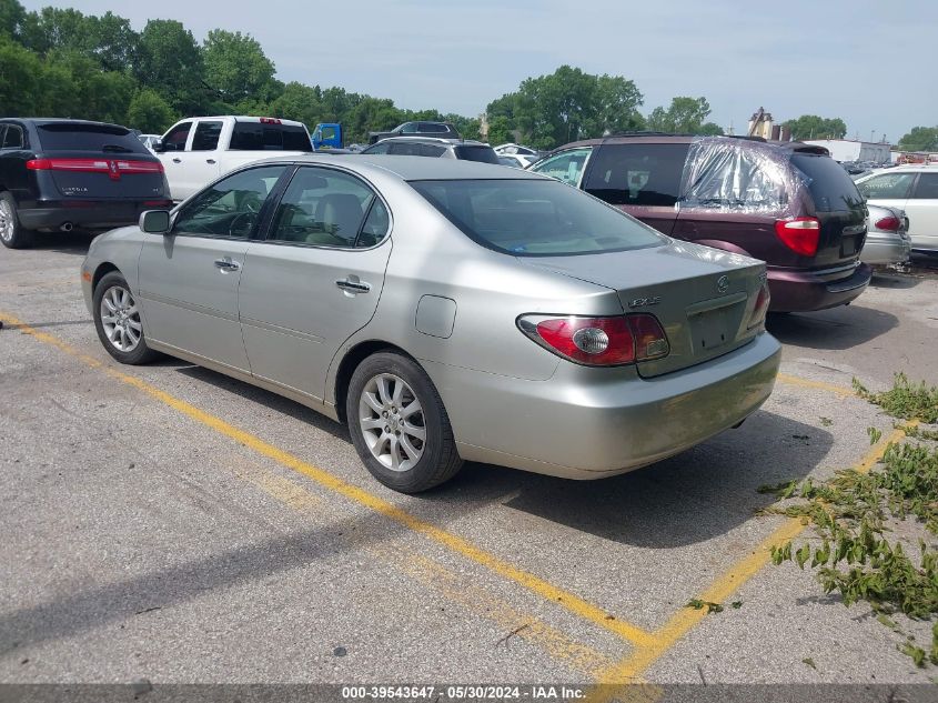 2004 Lexus Es 330 330 VIN: JTHBA30G345003308 Lot: 39543647