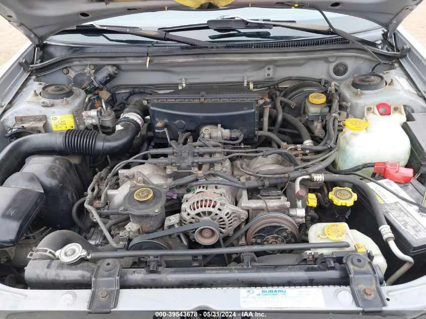 2001 Subaru Forester S VIN: JF1SF656X1G705264 Lot: 39543678