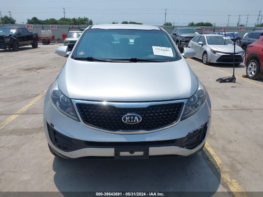2016 Kia Sportage Lx VIN: KNDPBCAC5G7831773 Lot: 39543691