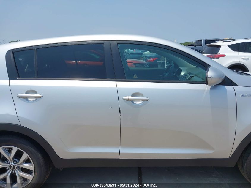 2016 Kia Sportage Lx VIN: KNDPBCAC5G7831773 Lot: 39543691