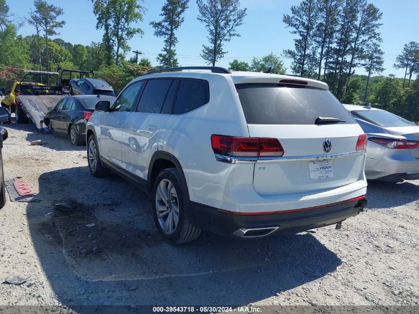 2021 Volkswagen Atlas 2.0T Se W/Technology VIN: 1V2JP2CA4MC565872 Lot: 39543718