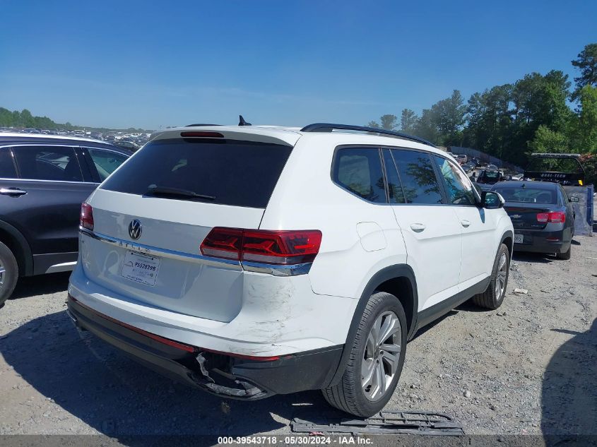 2021 Volkswagen Atlas 2.0T Se W/Technology VIN: 1V2JP2CA4MC565872 Lot: 39543718