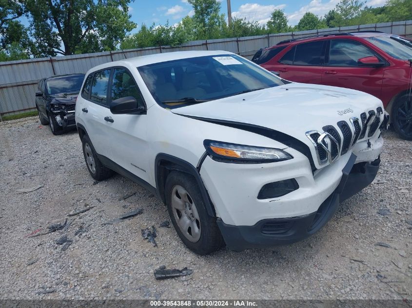 2016 Jeep Cherokee Sport VIN: 1C4PJMAB1GW249028 Lot: 39543848