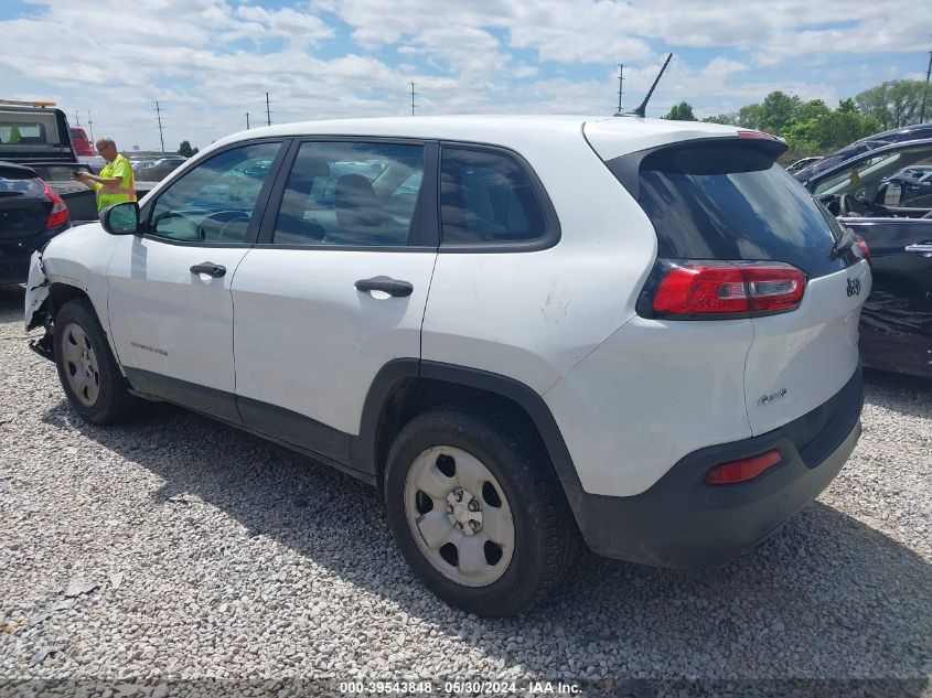 2016 Jeep Cherokee Sport VIN: 1C4PJMAB1GW249028 Lot: 39543848