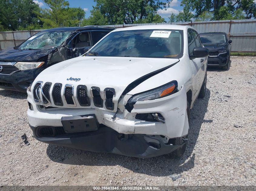 2016 Jeep Cherokee Sport VIN: 1C4PJMAB1GW249028 Lot: 39543848