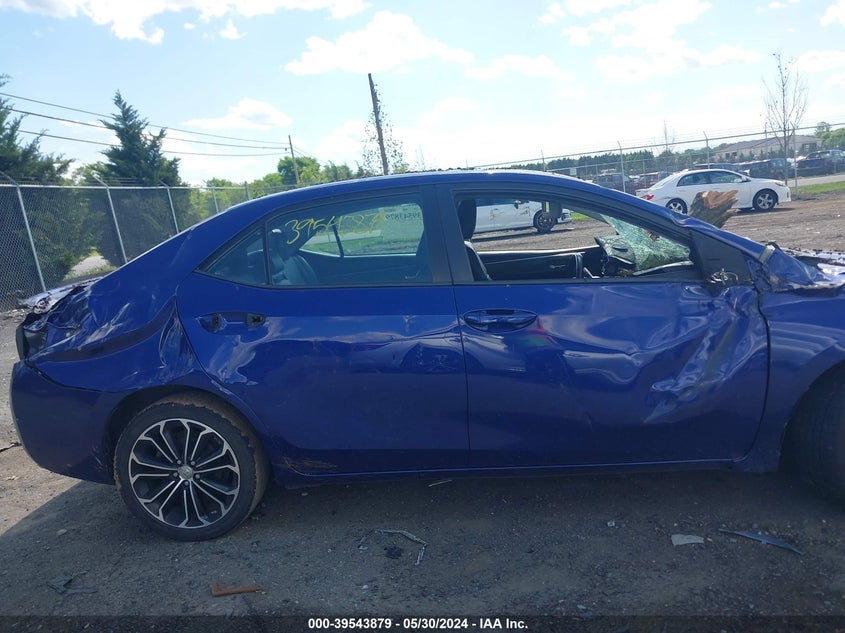 2015 Toyota Corolla S Plus VIN: 2T1BURHE7FC479615 Lot: 39543879