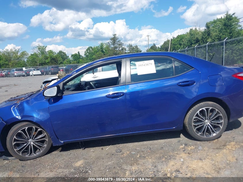 2015 Toyota Corolla S Plus VIN: 2T1BURHE7FC479615 Lot: 39543879