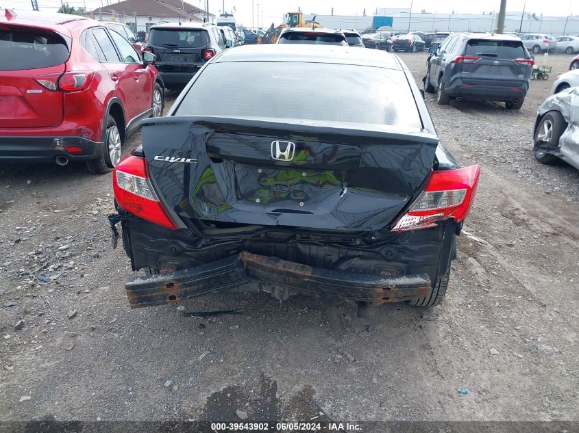 2012 Honda Civic Lx VIN: 19XFB2F52CE308818 Lot: 39543902