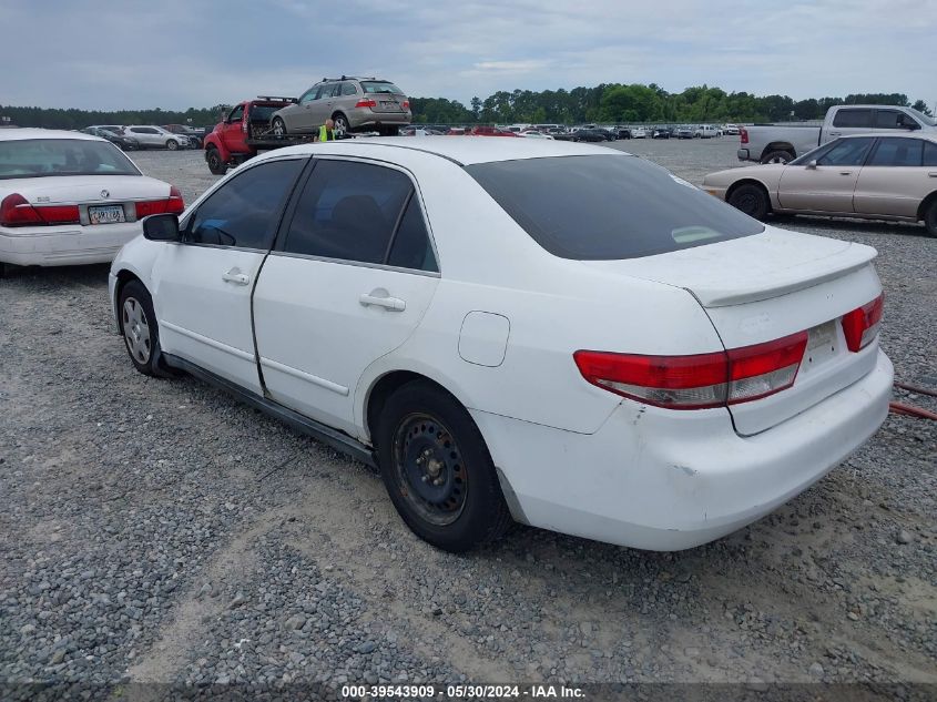 2003 Honda Accord 2.4 Lx VIN: 1HGCM56373A040897 Lot: 39543909