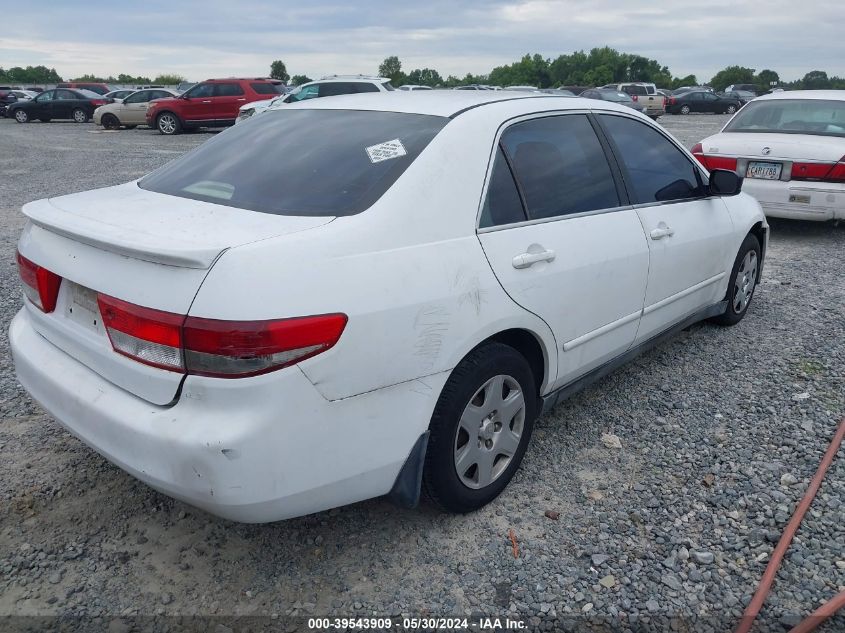 2003 Honda Accord 2.4 Lx VIN: 1HGCM56373A040897 Lot: 39543909