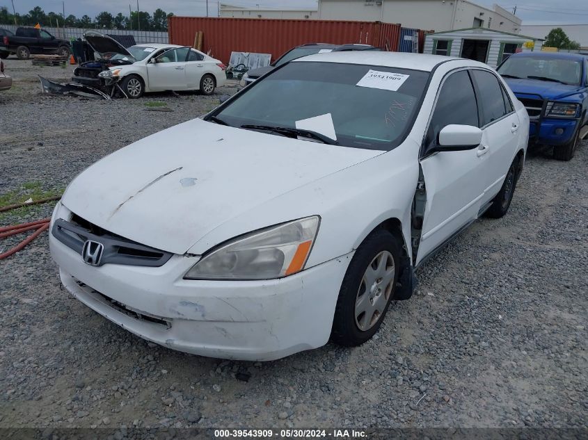 2003 Honda Accord 2.4 Lx VIN: 1HGCM56373A040897 Lot: 39543909