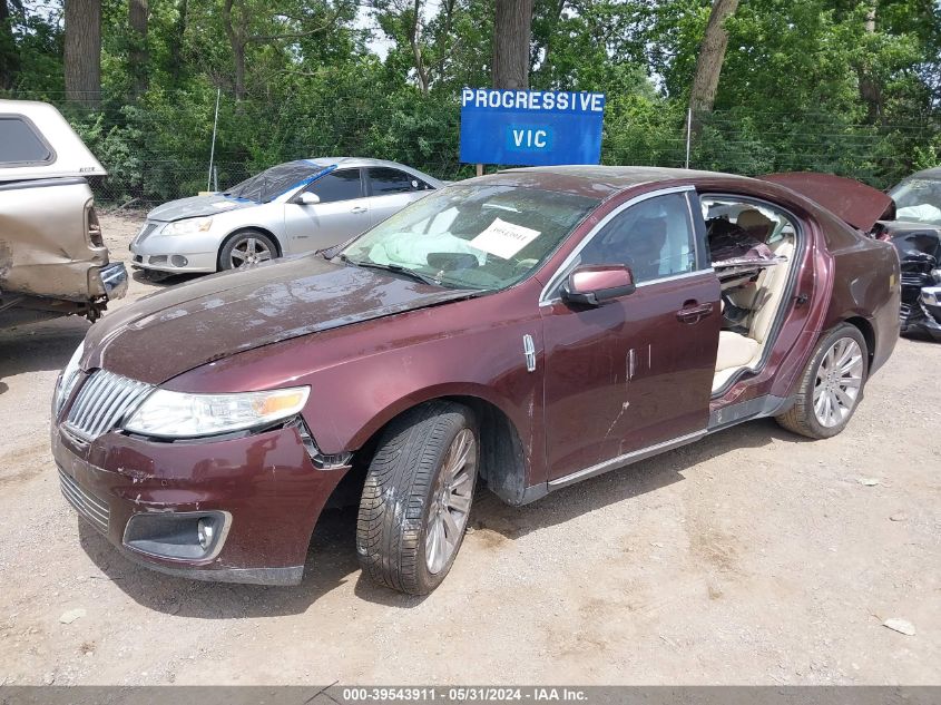 2012 Lincoln Mks VIN: 1LNHL9DRXCG802389 Lot: 39543911