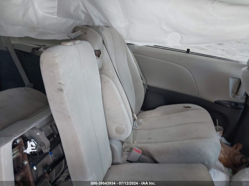 2012 Toyota Sienna Le V6 8 Passenger VIN: 5TDKK3DC7CS215787 Lot: 39543934