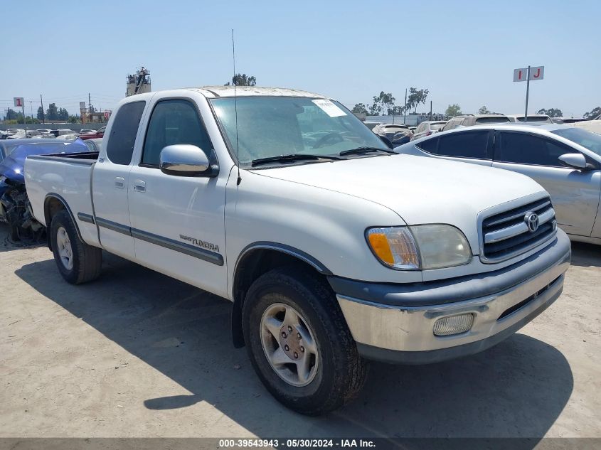 2000 Toyota Tundra Sr5 V8 VIN: 5TBRT3413YS038116 Lot: 39543943