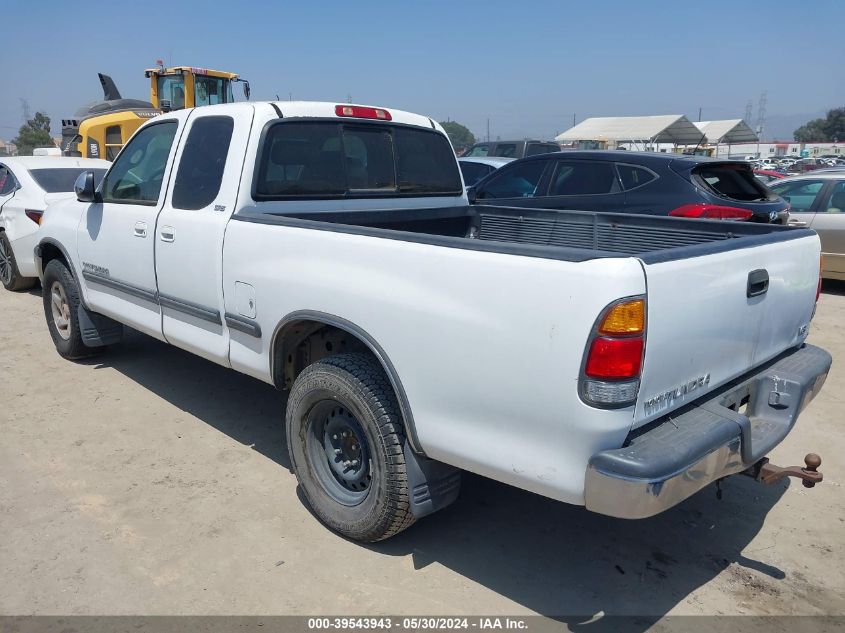 2000 Toyota Tundra Sr5 V8 VIN: 5TBRT3413YS038116 Lot: 39543943