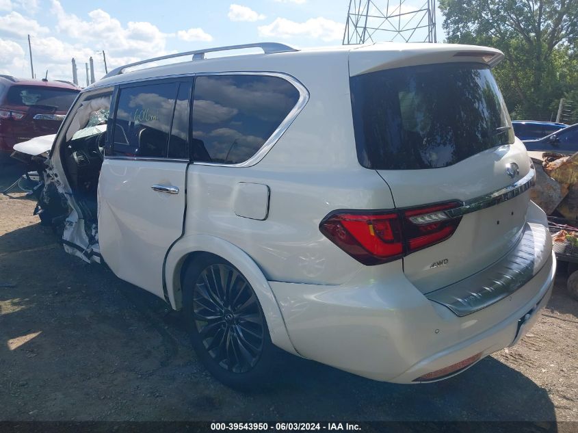 2023 Infiniti Qx80 Sensory Awd VIN: JN8AZ2BE9P9303643 Lot: 39543950